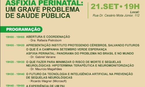 EVENTO SETEMBRO VERDE – ASFIXIA PERINATAL – 21/09